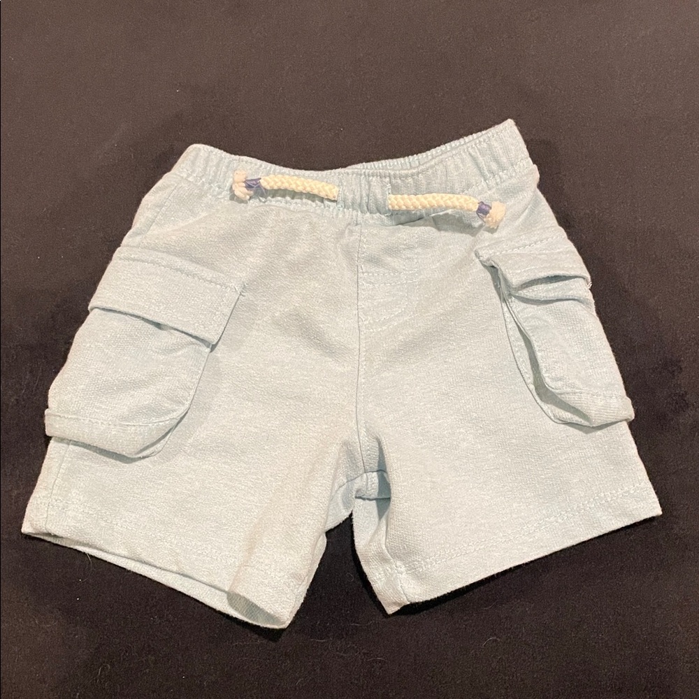 EUC 18m Sky Blue Kids Cargo Shorts